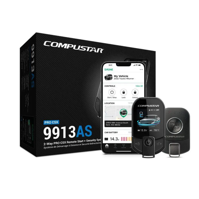 COMPUSTAR 2-WAY REMOTE START & SECURITY SYSTEM - PRO CSX 9913AS main image